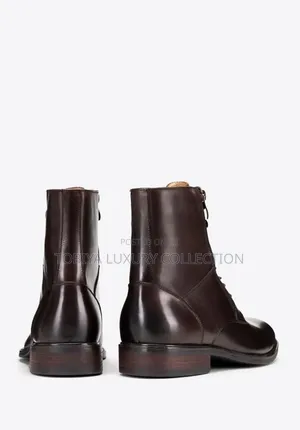 Wittchen Men's Boots Made of Suede and Grained Leather Color : Brown