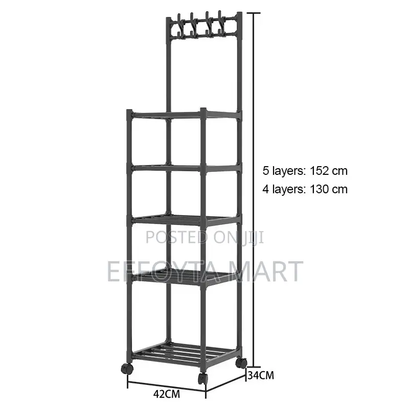 5-Layer Hook Storage Rack