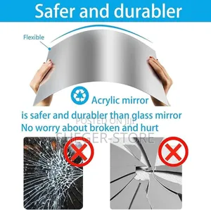 30x60cm High-Quality Mirror Stickers
