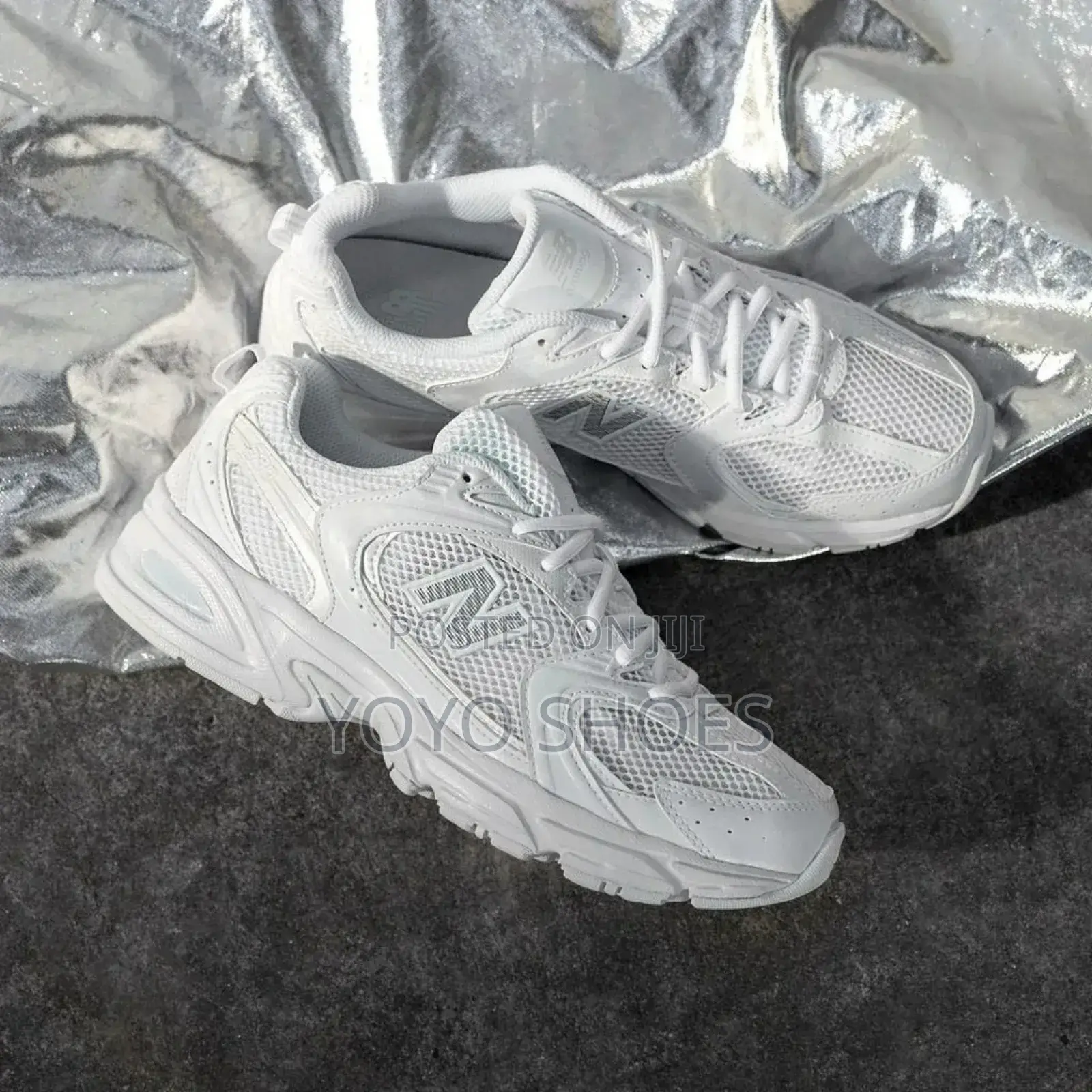 New Arrival New Balance 530 Triple White Fashion Sneaker