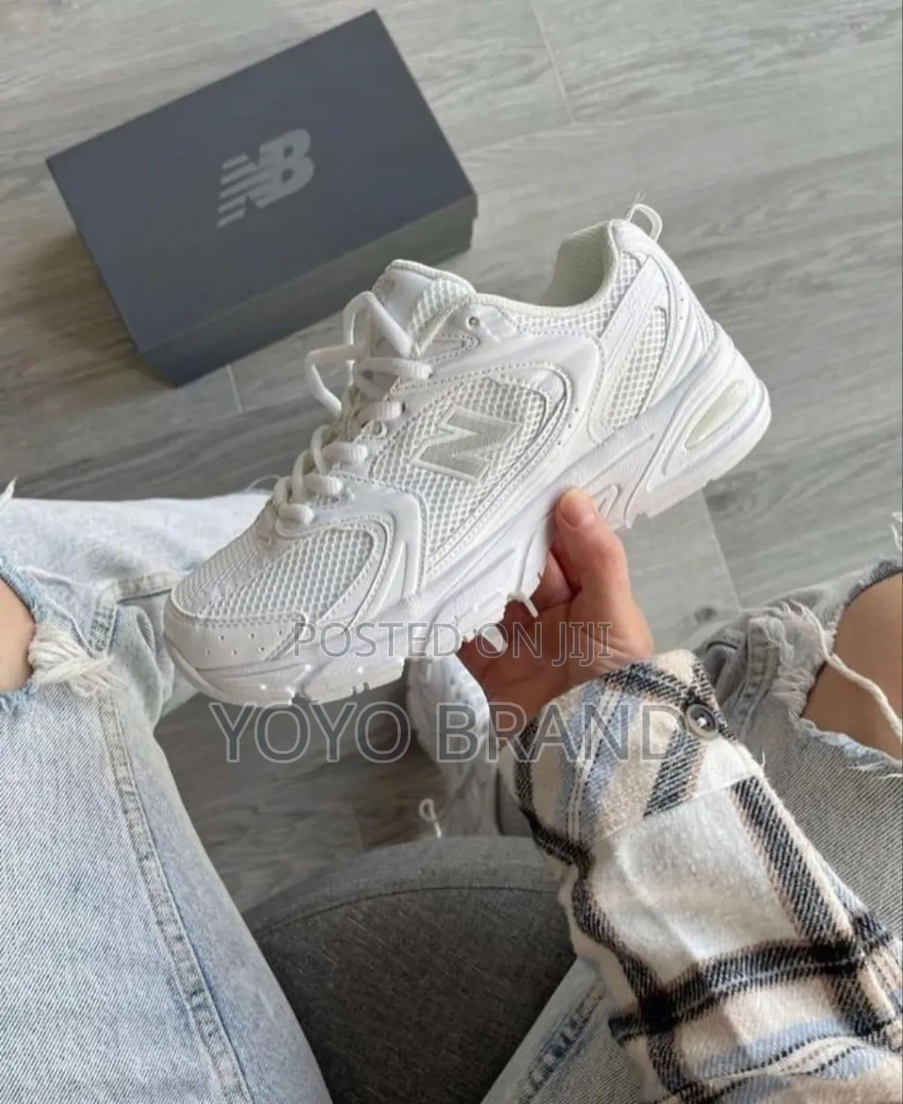 New Arrival New Balance 530 Triple White Fashion Sneaker