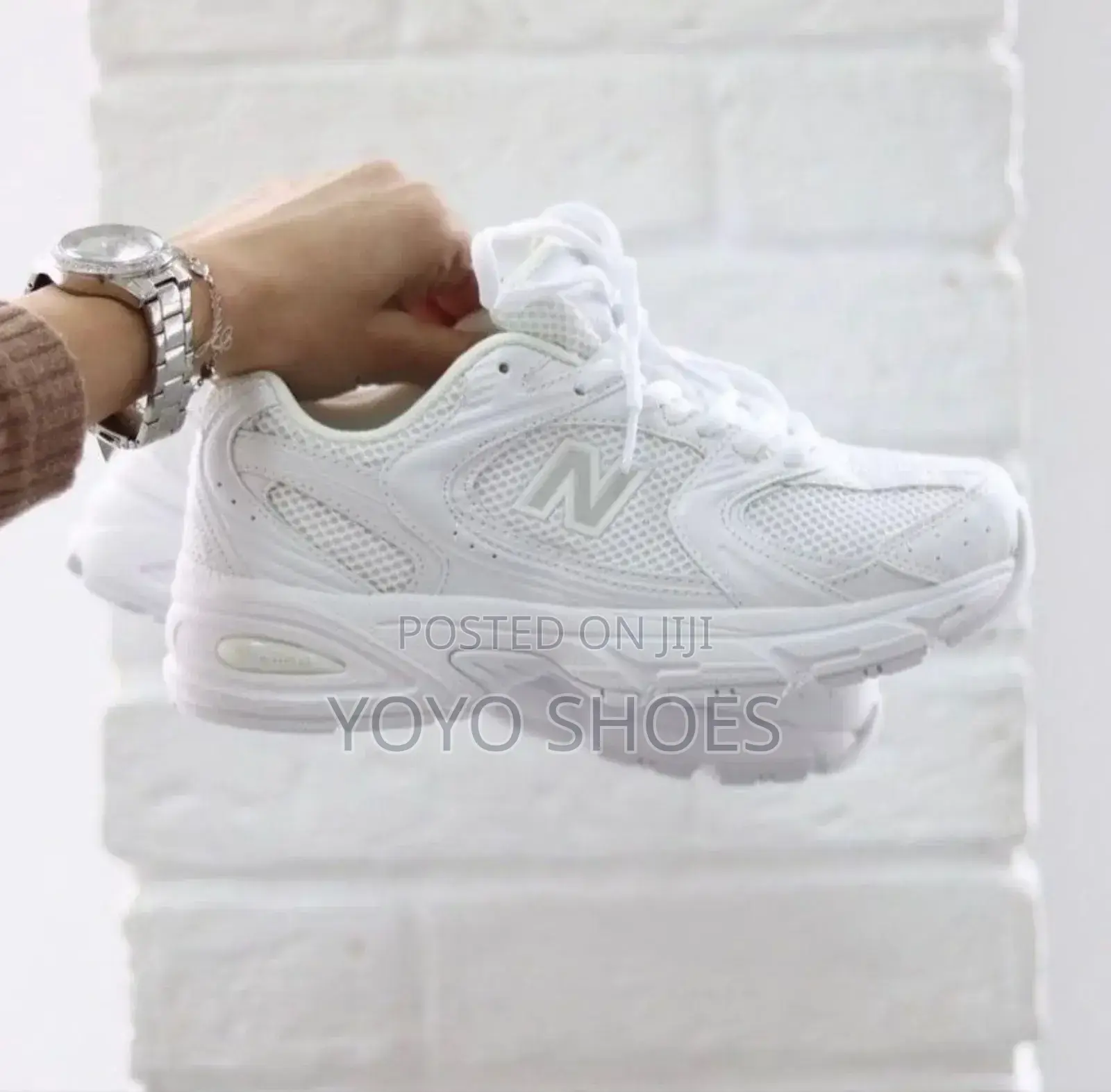 New Arrival New Balance 530 Triple White Fashion Sneaker