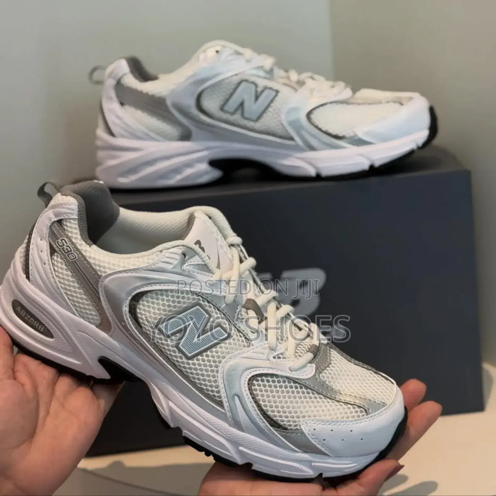New Arrival New Blance 530 Sneaker White /Silver Shoes