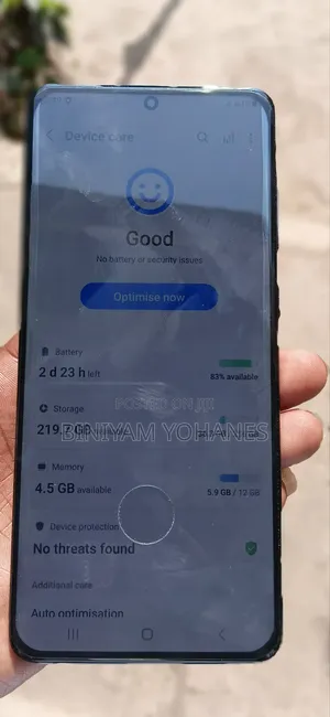 New Samsung Galaxy S20+ 5G 256 GB Black