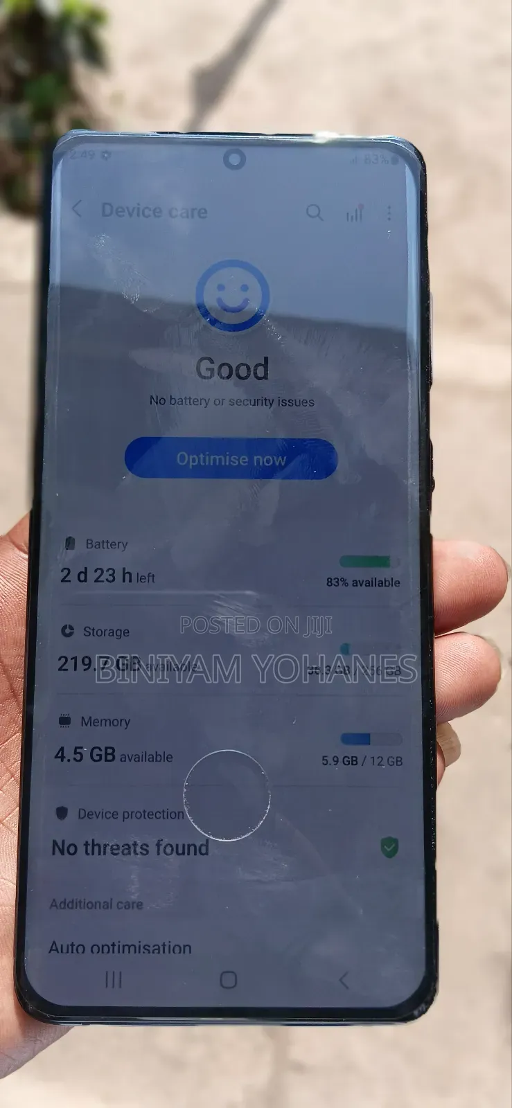 New Samsung Galaxy S20+ 5G 256 GB Black