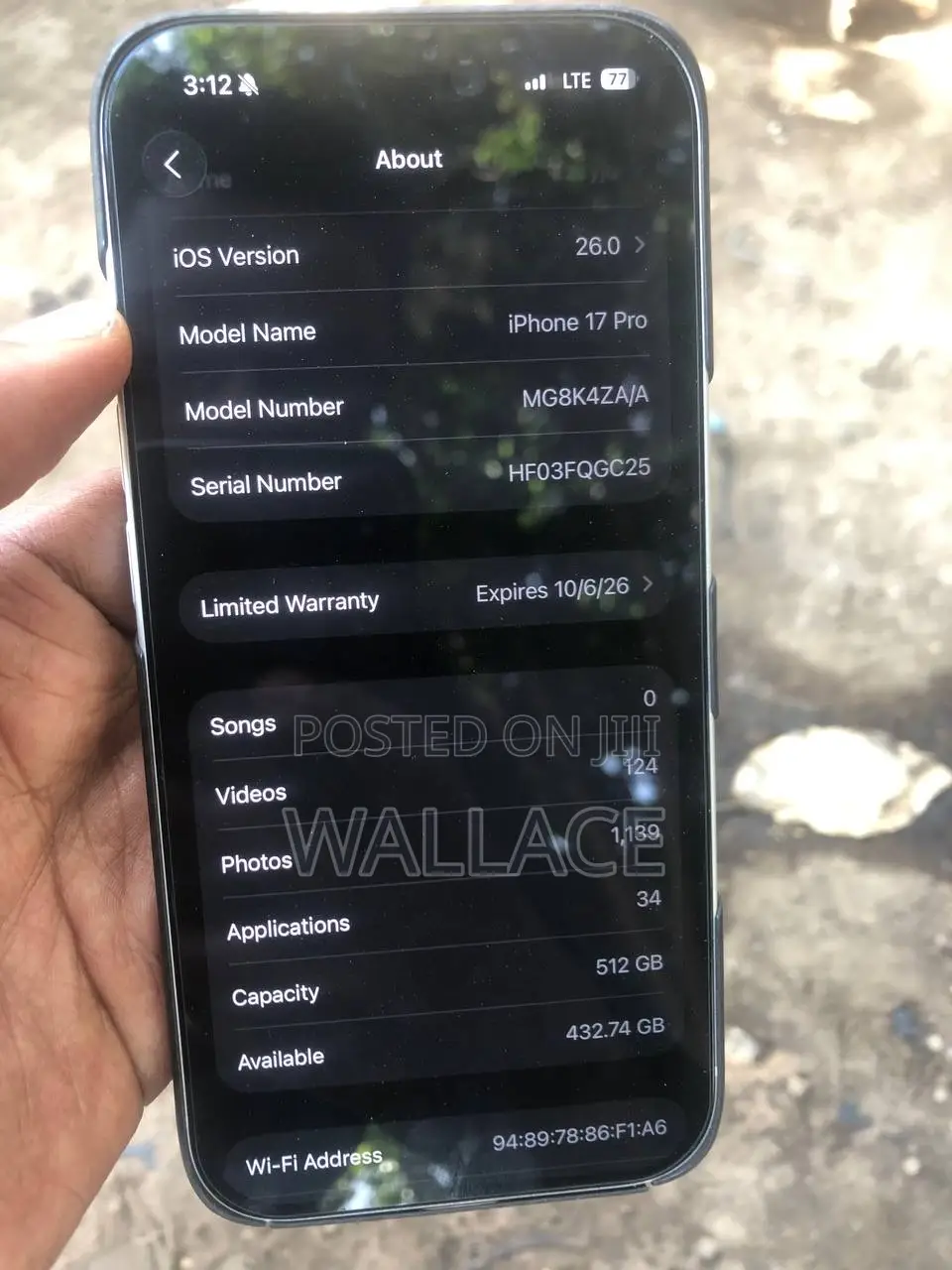 New Apple iPhone 17 Pro 512 GB Silver