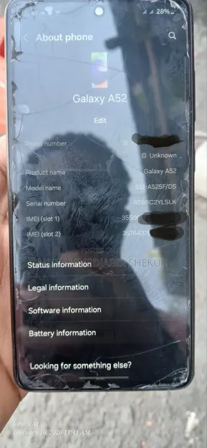 Samsung Galaxy A52 128 GB Blue