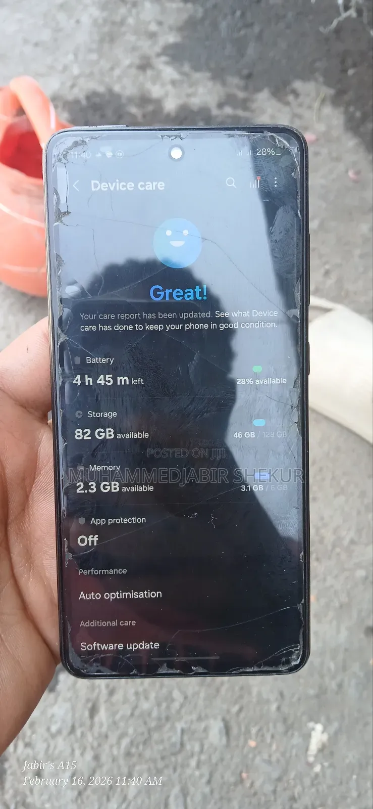 Samsung Galaxy A52 128 GB Blue