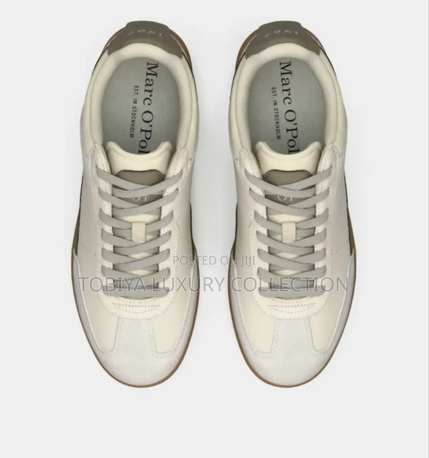 Marc O'Polo Model Charlie - Trainers - Light Oat/Pavestone