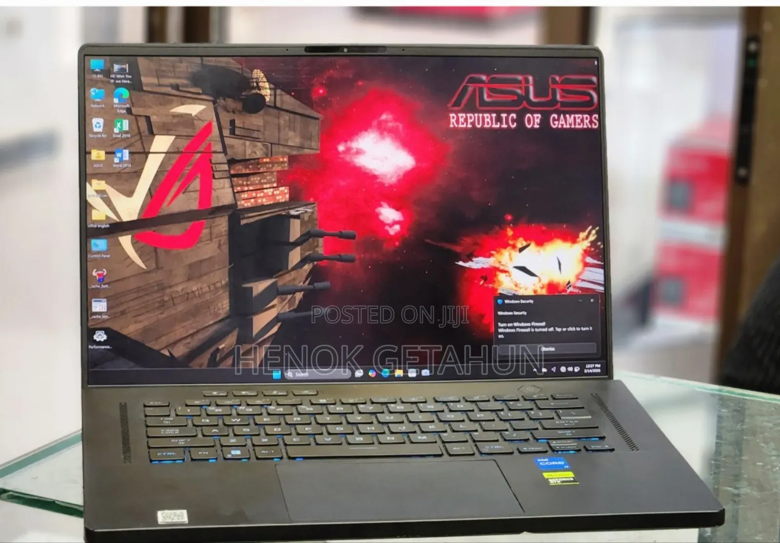 New Laptop Asus ROG Zephyrus G15 16GB Intel Core I7 SSD 512GB