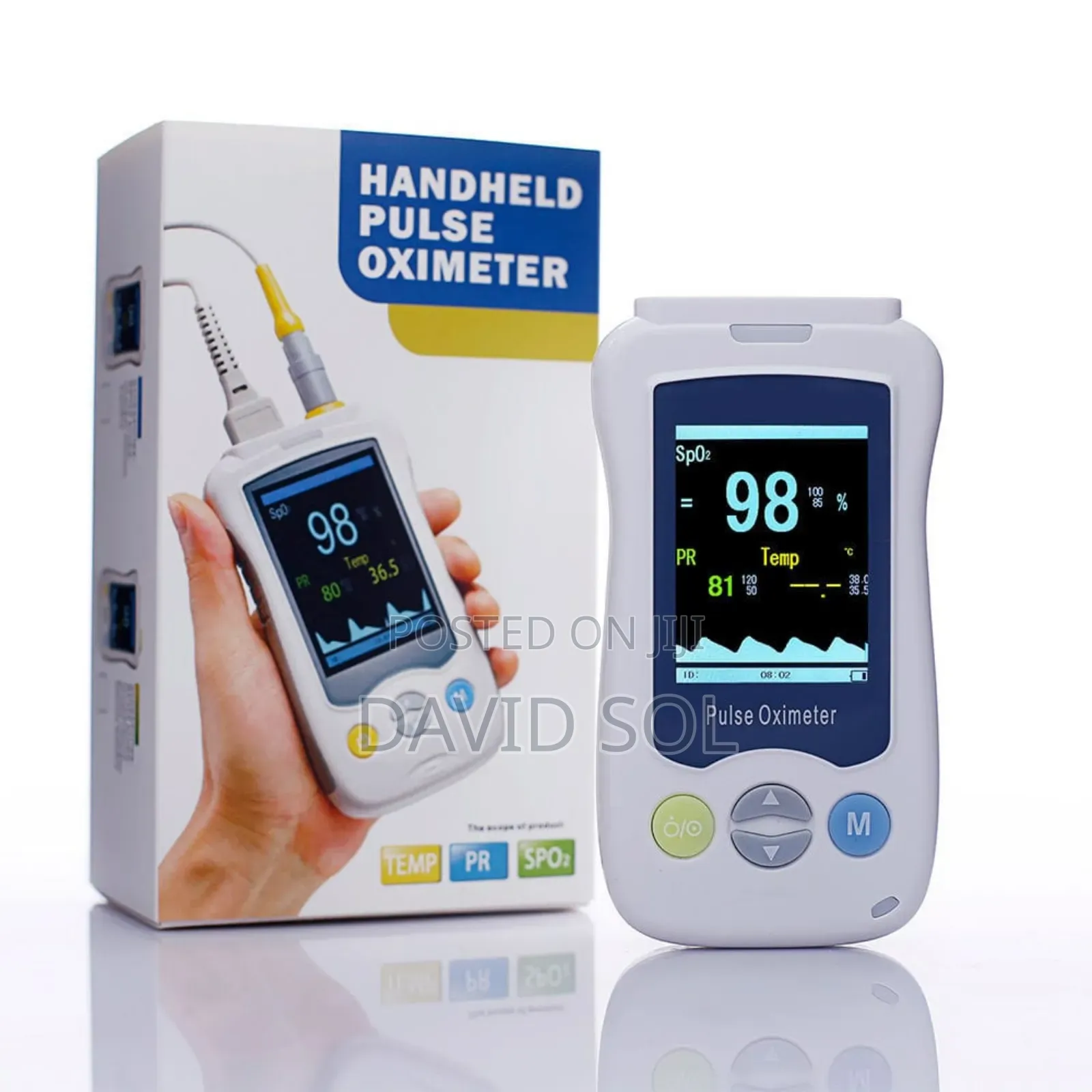 Pm 1 Promed Portable Pulse Oximeter Kit