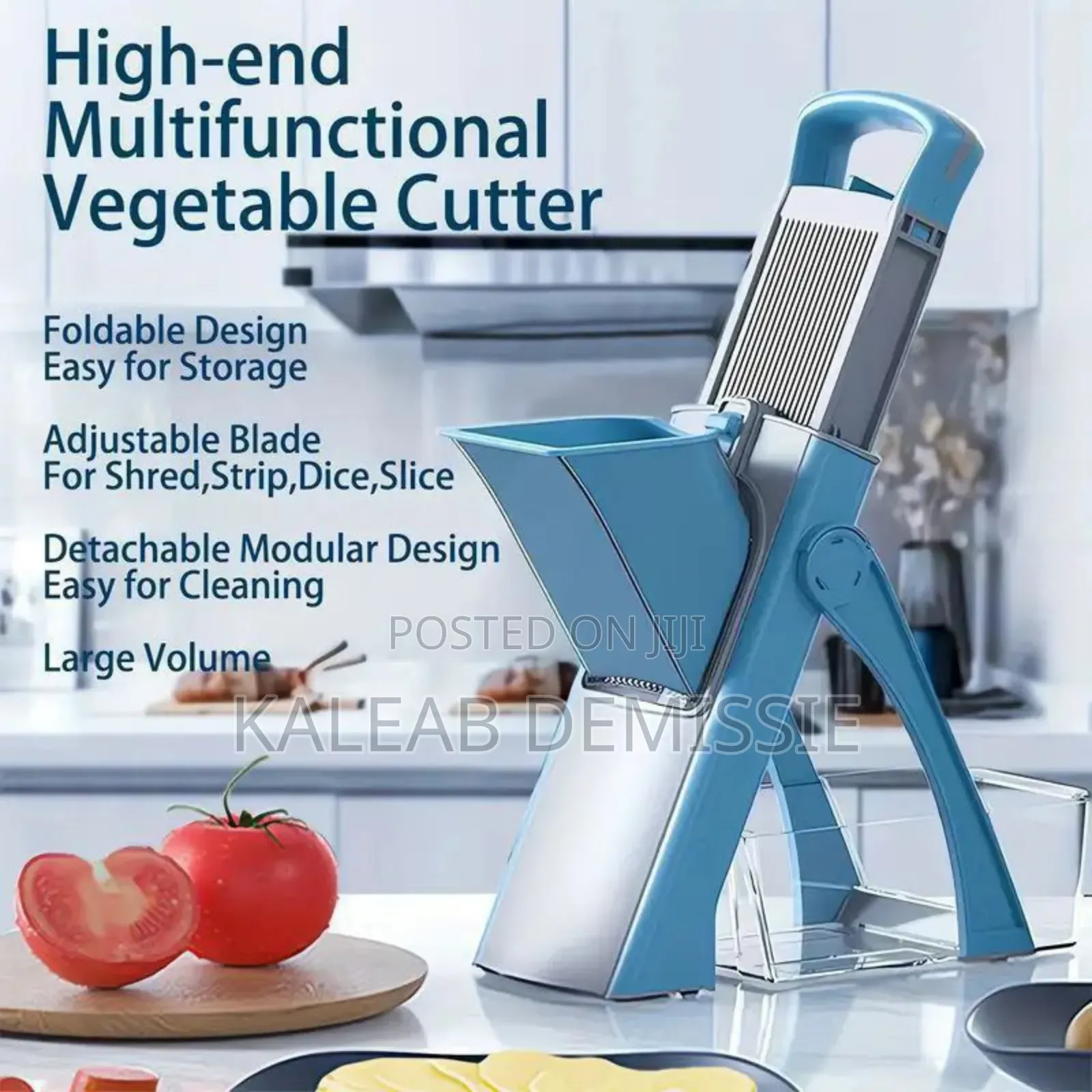 Multifunctional Vegetable Cutter በፈለጉት ሳይዝ የሚቆራርጡበት