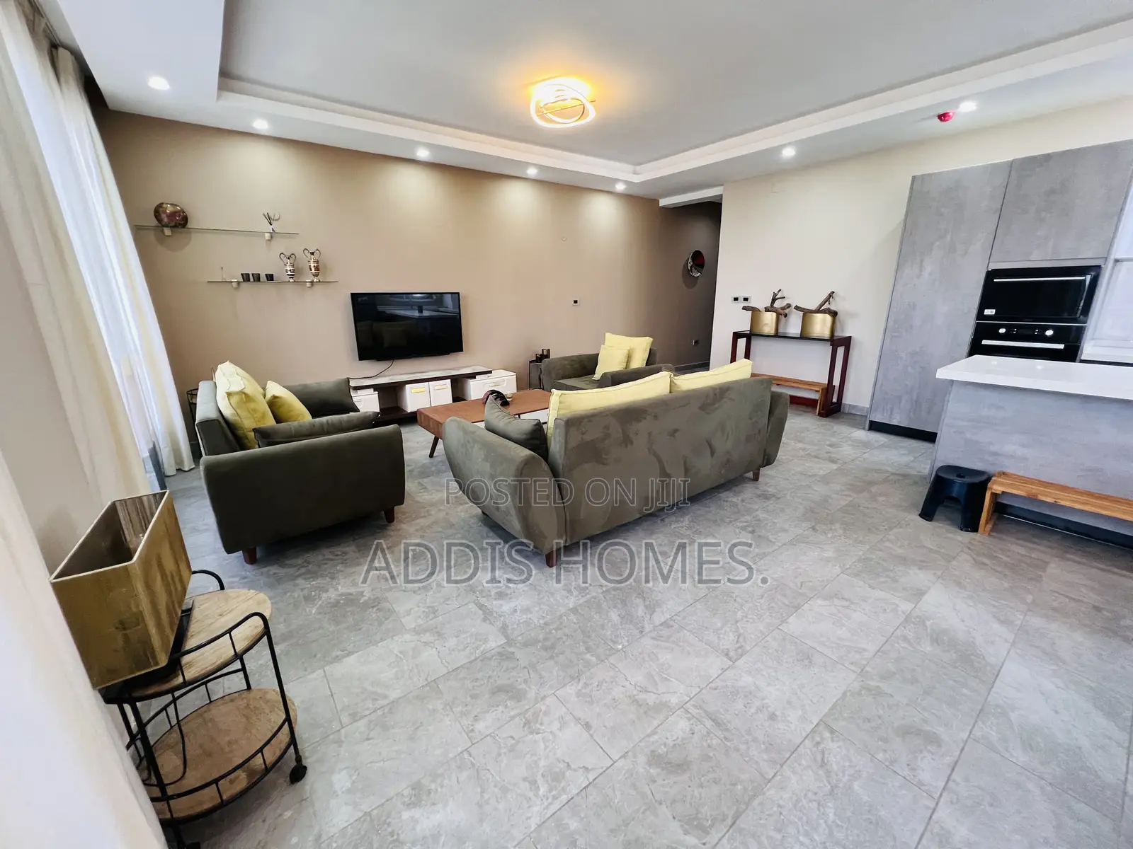 Furnished 3bdrm Apartment in Bole for rent
