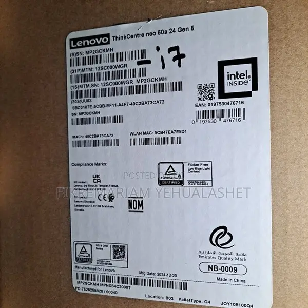 New Desktop Computer Lenovo ThinkCentre 24 16GB Intel Core I7 SSD 1T