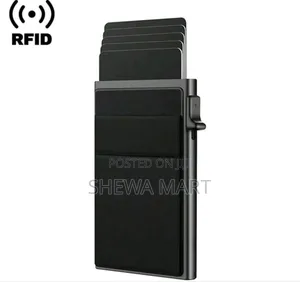 Aluminum Alloy Anti-theft Bank Card Holder Wallet Mini Wallet For Men
