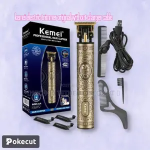 Kemei Electric Trimmer Packed የጸጉር ቅርጽ ማውጫ ማሰተካክያ ማሽን Without Charger