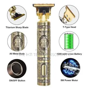 Kemei Electric Trimmer Packed የጸጉር ቅርጽ ማውጫ ማሰተካክያ ማሽን Without Charger