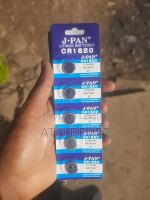 J-Pan Cr1620 Lithium Batteries, a 3-Volt Button Cell Battery