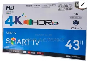 Hd Tv 43′′ Smart Android Hd Tv – Double Glass | Wi-Fi | Frameless Look