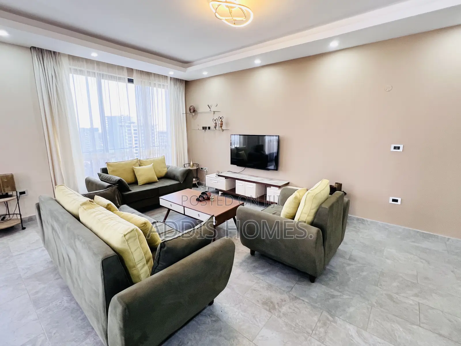 Furnished 3bdrm Apartment in Bole for rent