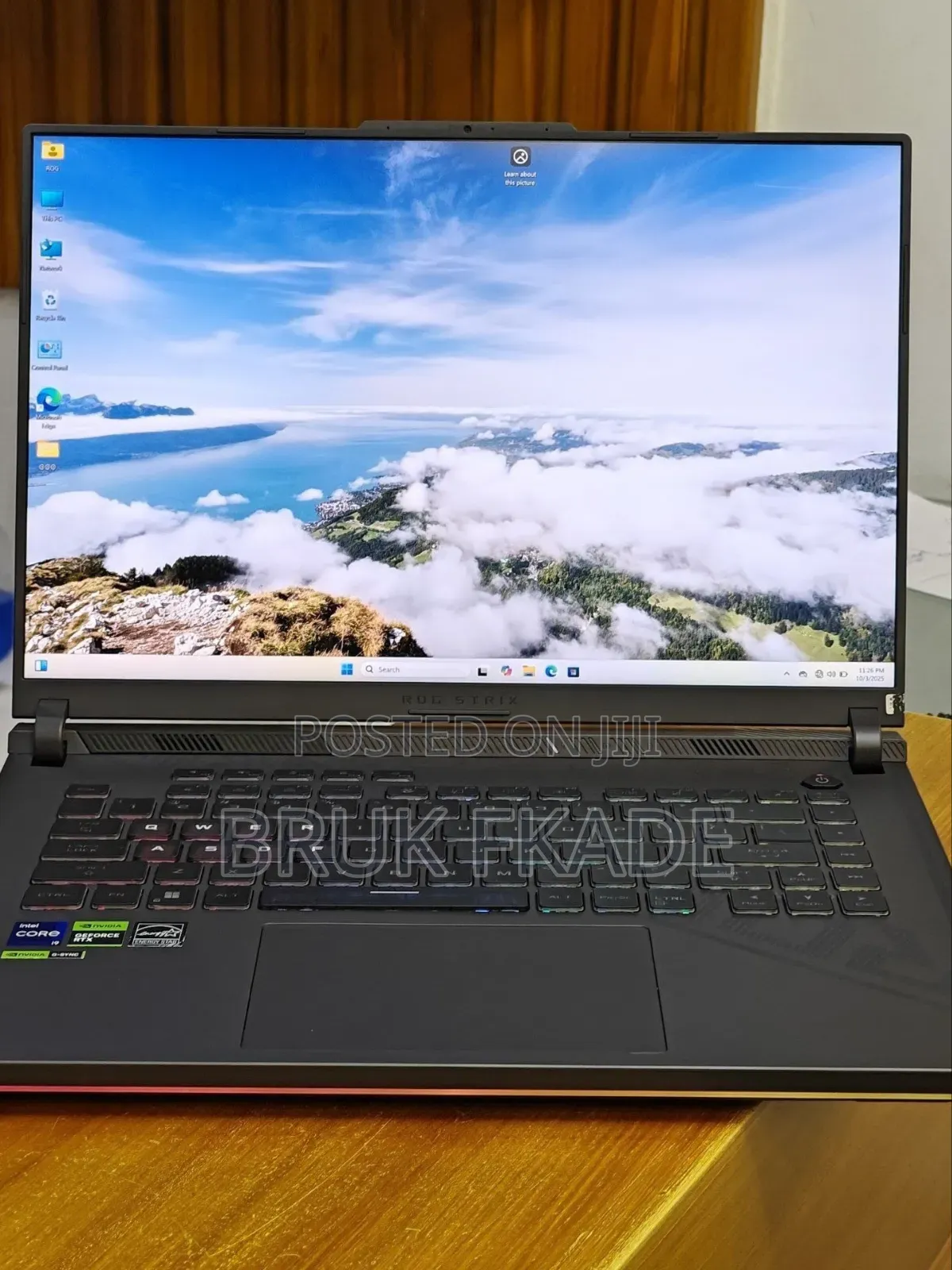 New Laptop Asus ROG Strix G15 16GB Intel Core I9 SSD 1T