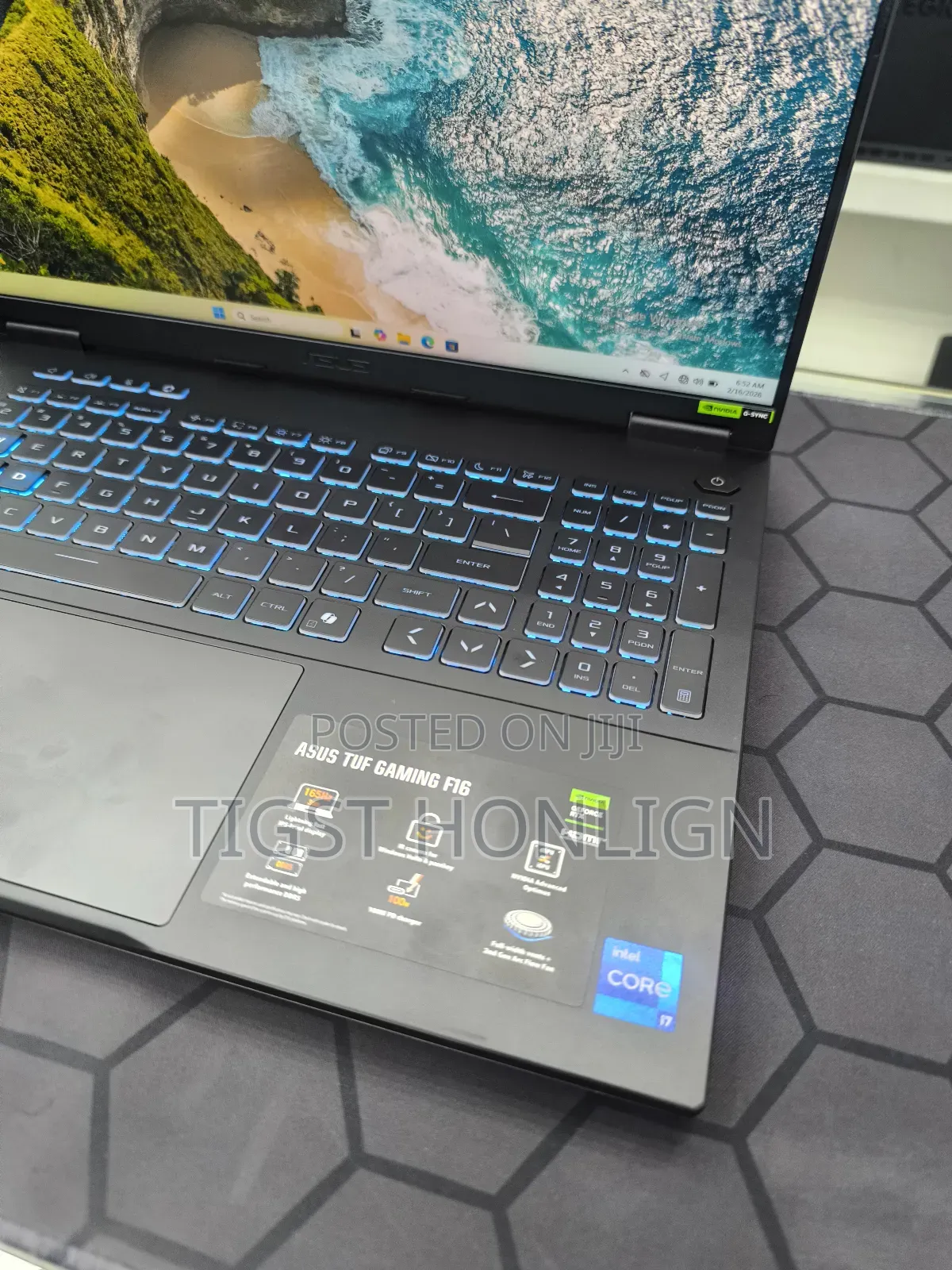 New Laptop Asus TUF Gaming F16 16GB Intel Core I7 SSD 512GB