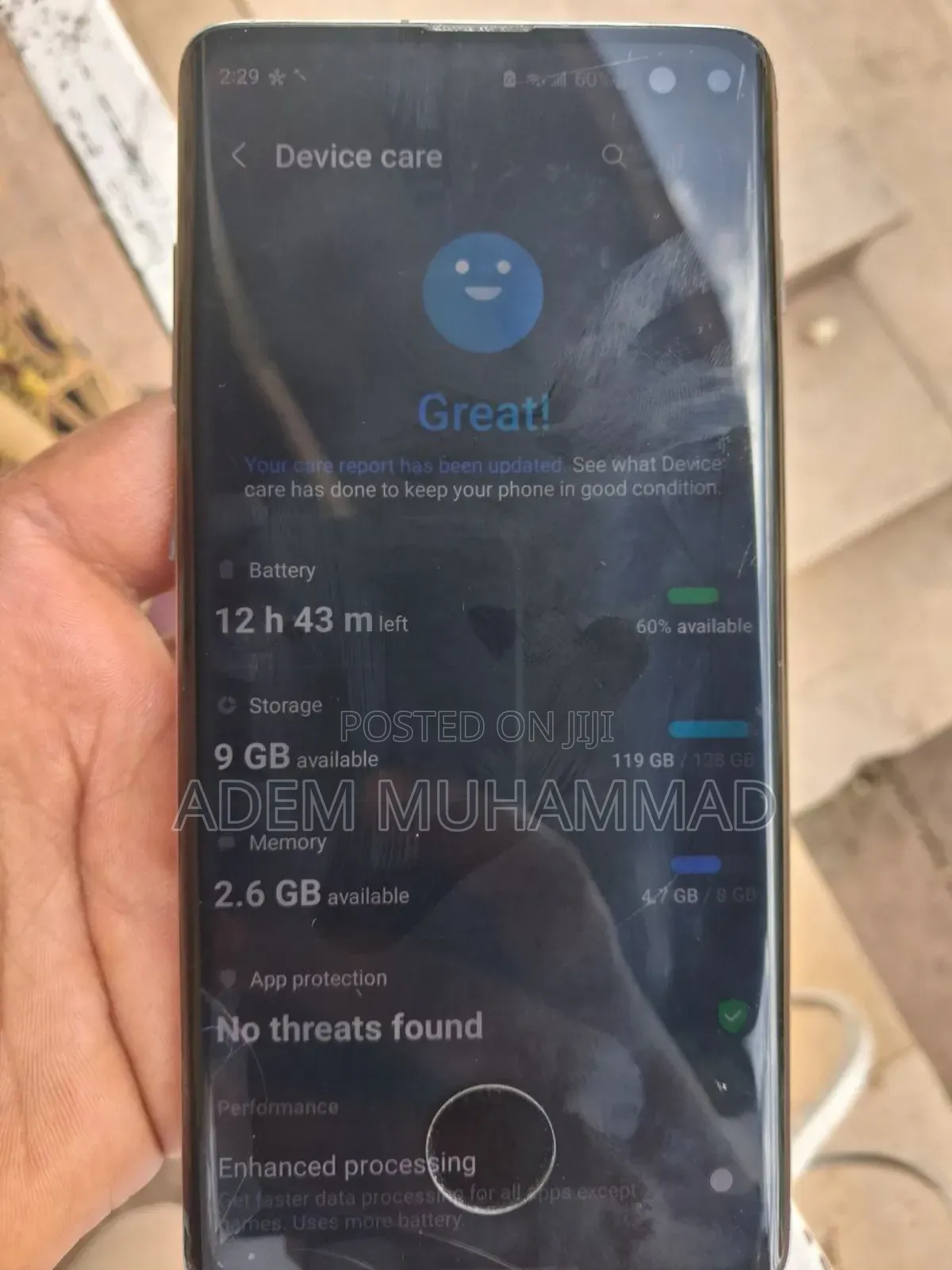 Samsung Galaxy S10 Plus 128 GB Blue