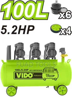 Vido Silent Compressor 100l