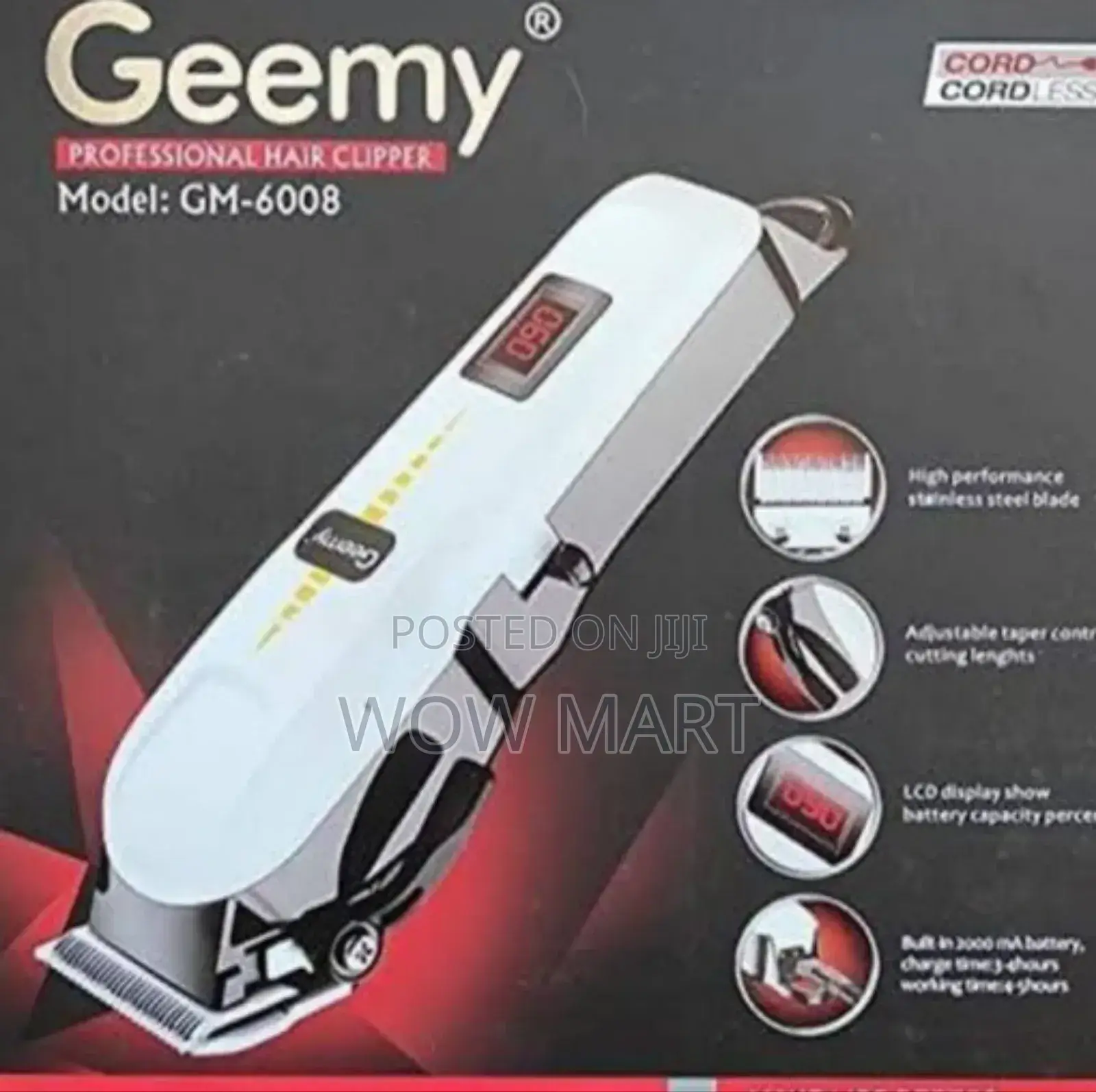 Geemy Professional Hair Clipper