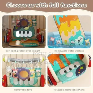 2 in 1 Baby Play Mat Gym Walker