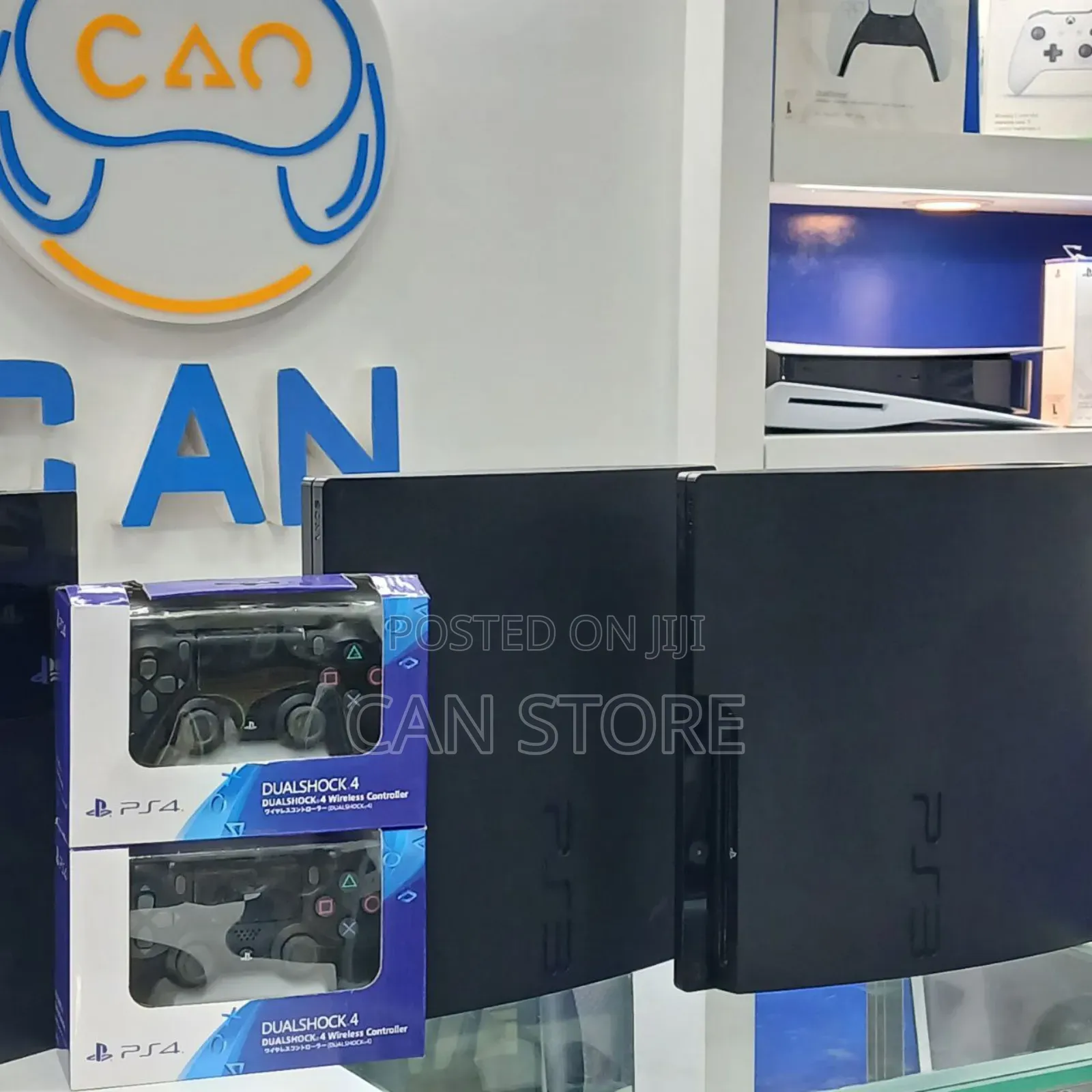 Playstation 3 (3 Slim Model) With 2controller ቶሎ ዉሰዱ