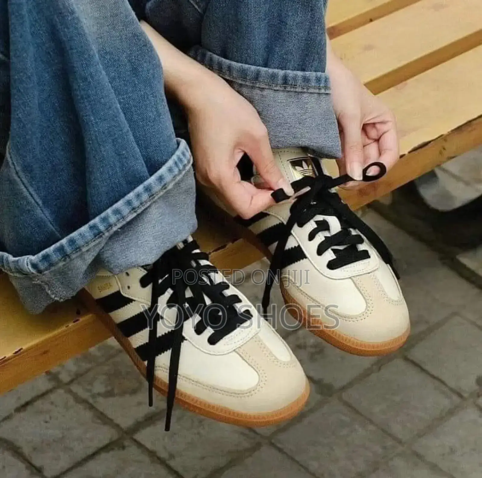 Adidas Samba Og Cream White /Corblack/Sand Strata Fashion Sneaker