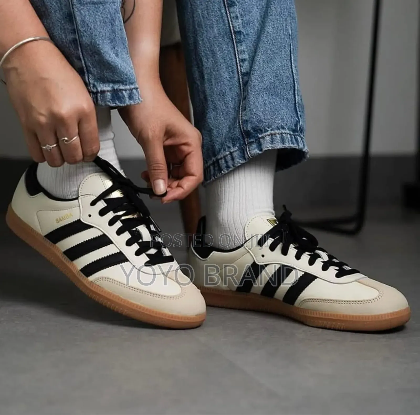 Adidas Samba Og Cream White /Corblack/Sand Strata Fashion Sneaker