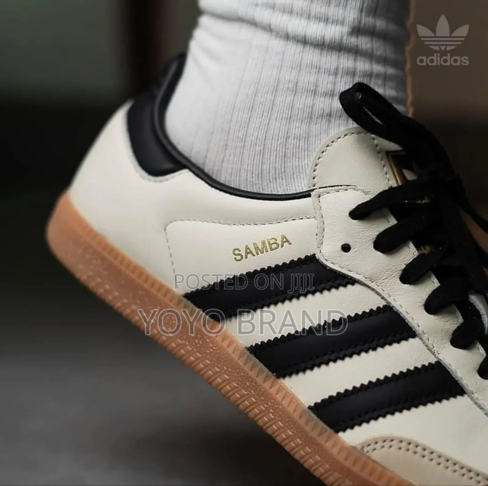 Adidas Samba Og Cream White /Corblack/Sand Strata Fashion Sneaker