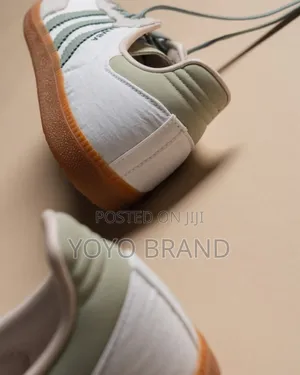 Adidas Samba Og White Silver Green Fashion Sneaker
