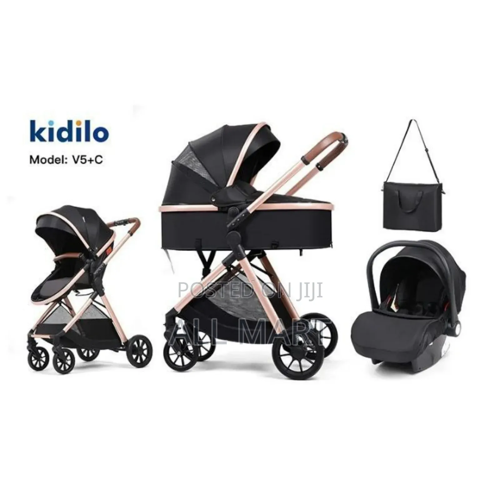 3 In 1 Kidilo Baby Stroller