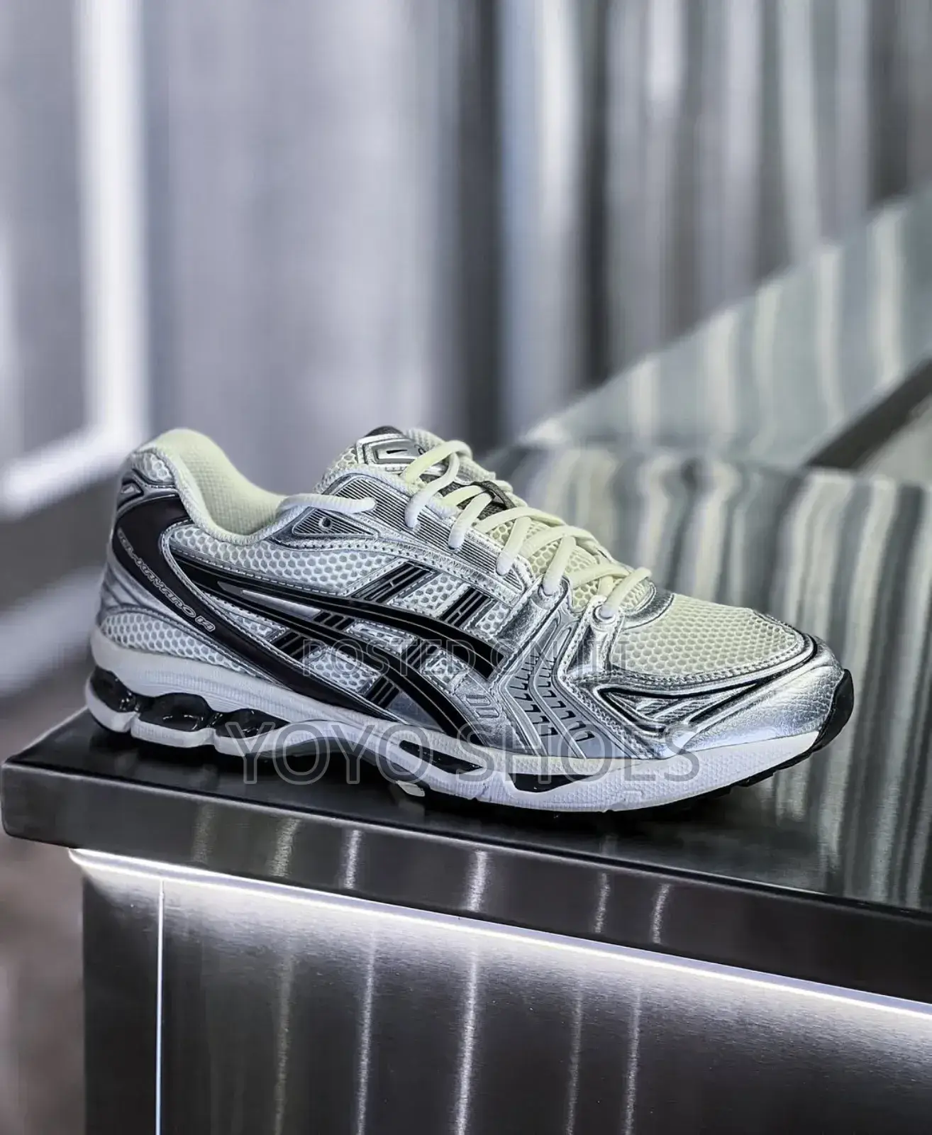 Asics Gel Kayano Cream Black Unisex Fashion Sneaker