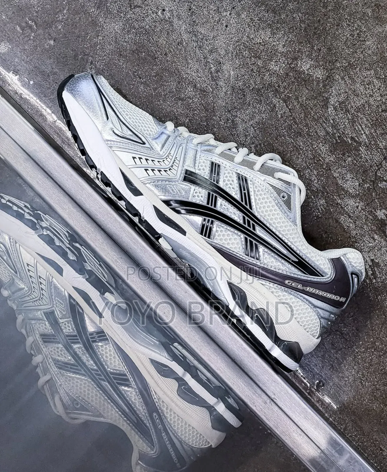 Asics Gel Kayano Cream Black Unisex Fashion Sneaker