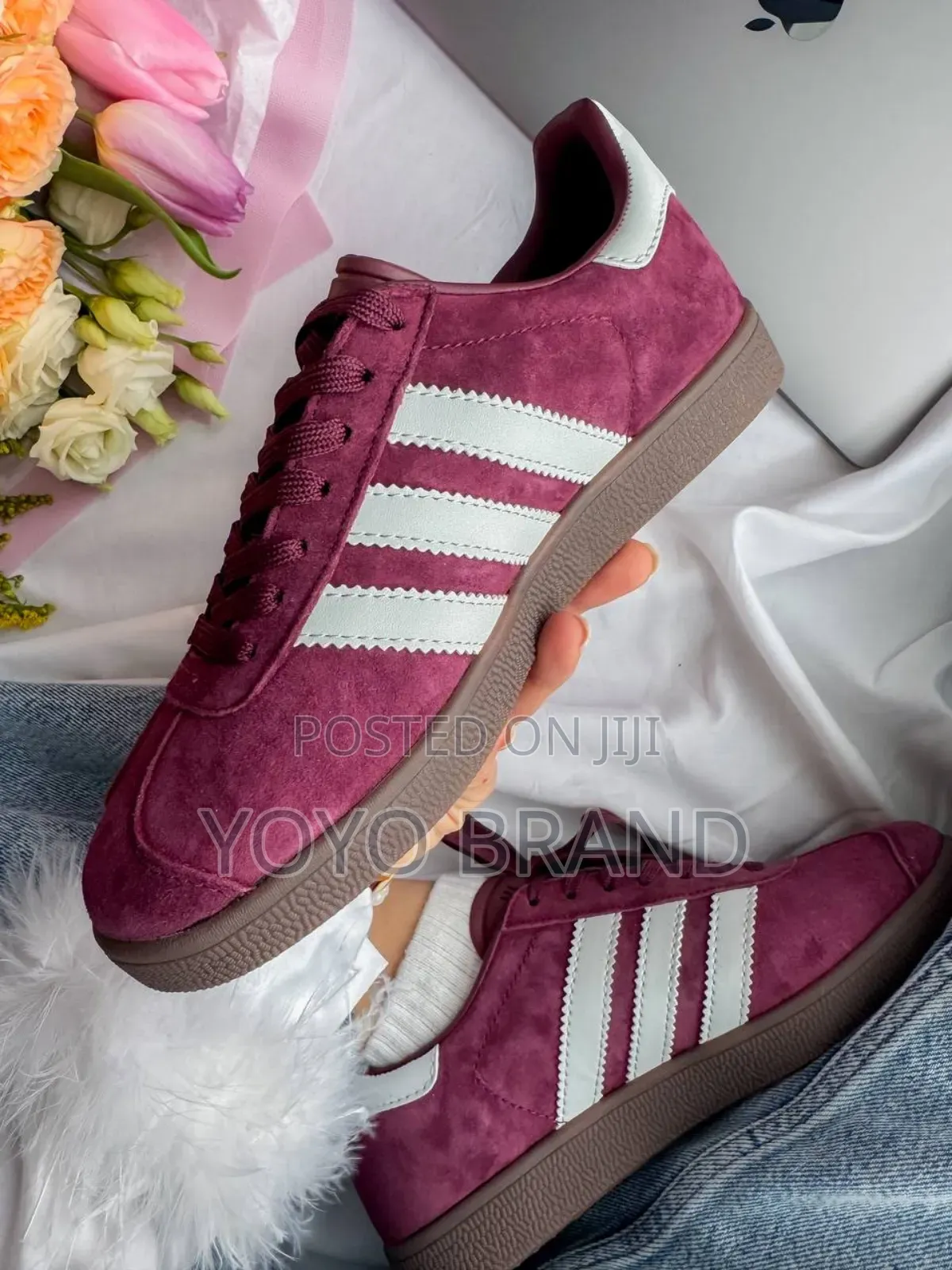 Adidas Gazelle Burgundy Fashion Sneaker Shoes