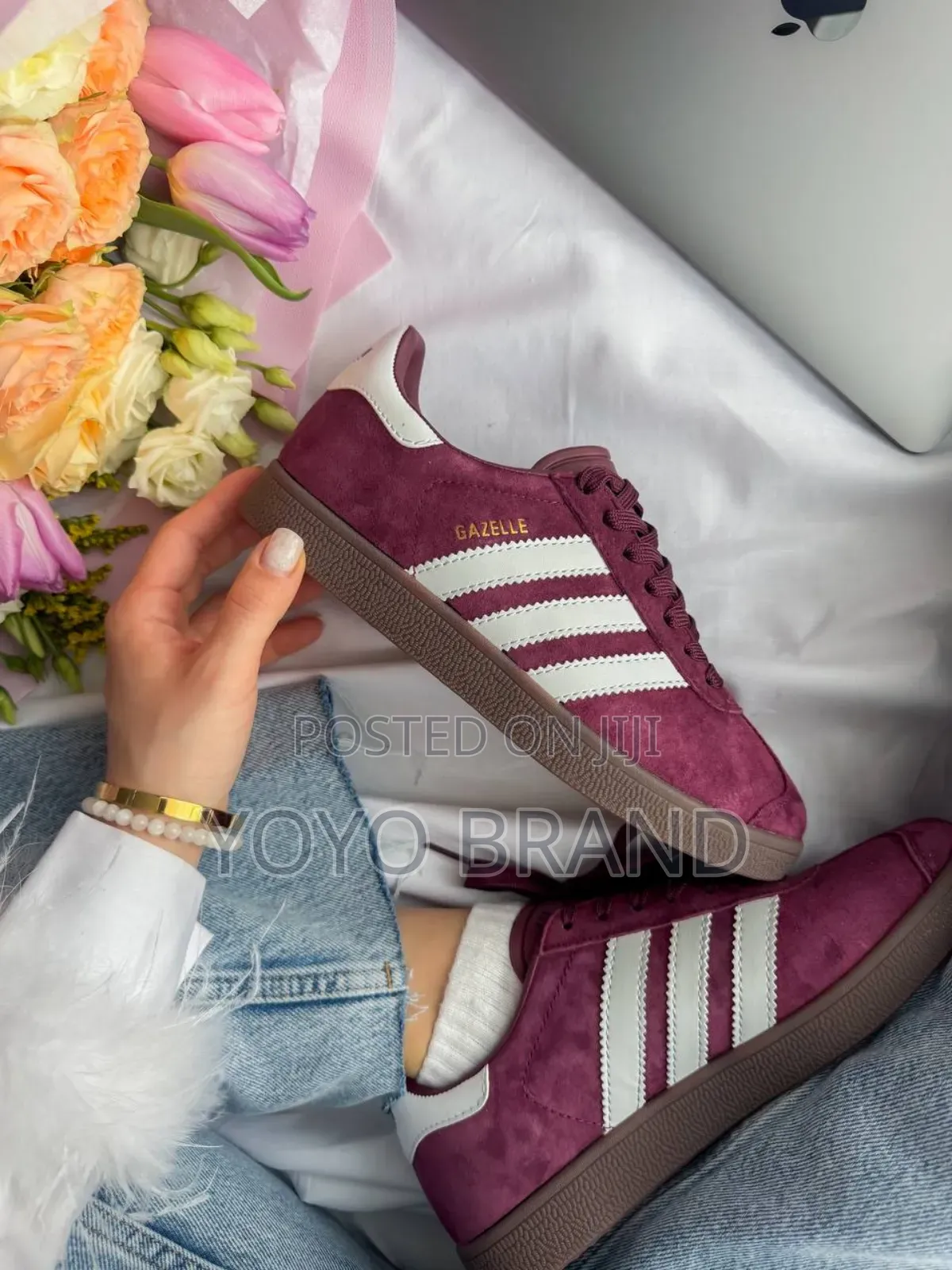 Adidas Gazelle Burgundy Fashion Sneaker Shoes