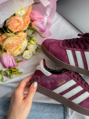 Adidas Gazelle Burgundy Fashion Sneaker Shoes