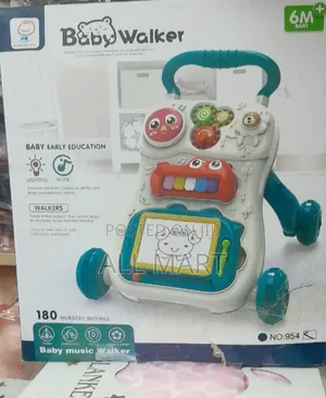 Baby Push Walker - Fun Panel + Walking Support