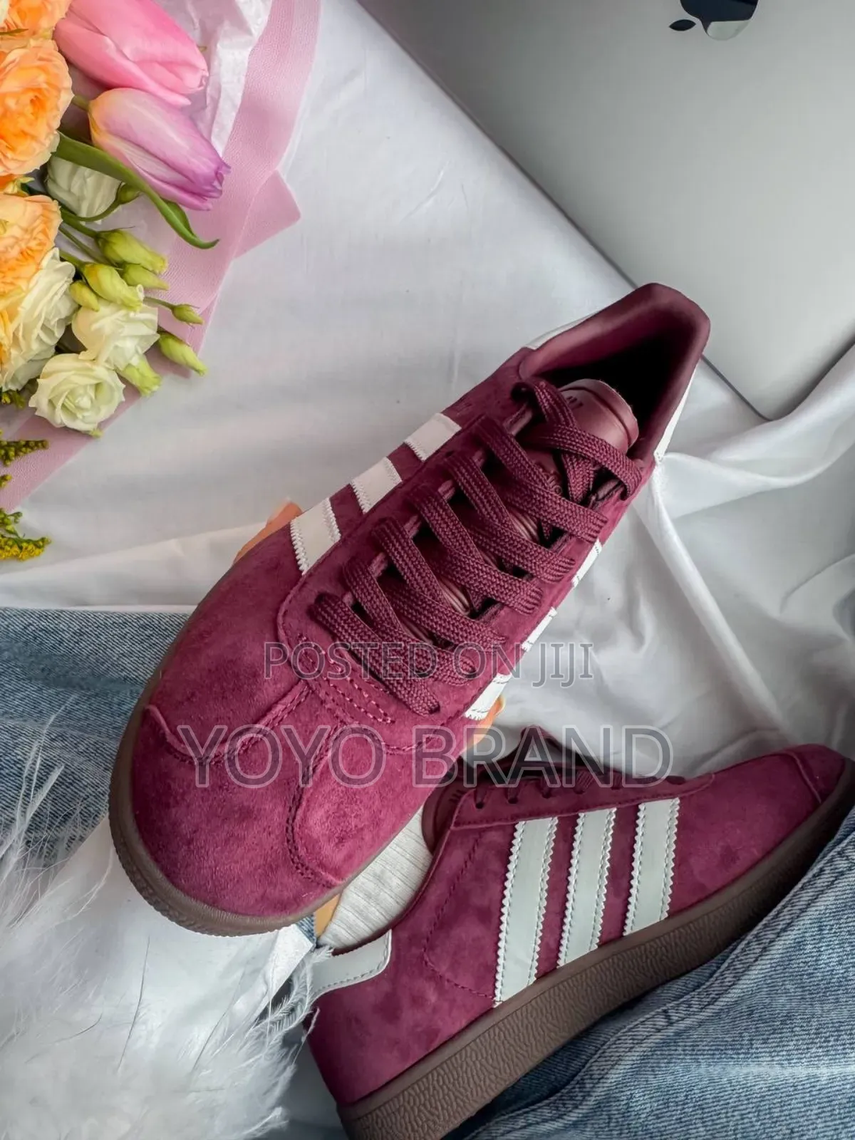 Adidas Gazelle Burgundy Fashion Sneaker Shoes