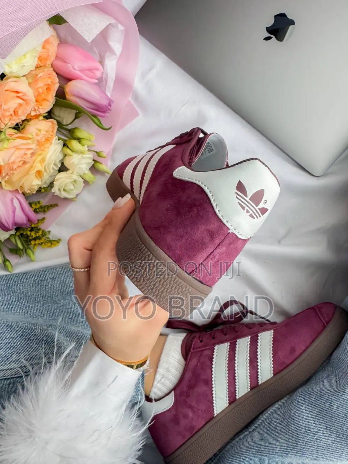 Adidas Gazelle Burgundy Fashion Sneaker Shoes