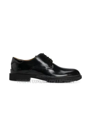 Melvin Hamilton Leather Lace-Up Shoes 'Ron 6' Black