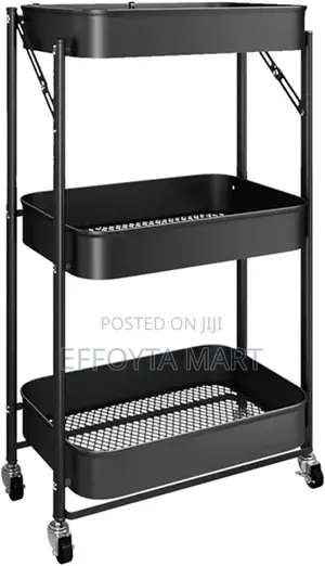 3- Tier Rolling Cart Organizer Rack