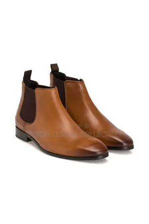 Gordon Bros Chelsea Boots 'Rome' Cognac