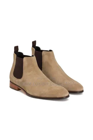 Gordon Bros Chelsea Boots 'Rome' Beige