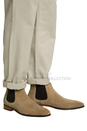 Gordon Bros Chelsea Boots 'Rome' Beige