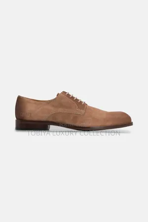 Five Leather Lace-Up Shoes 'Leonardo' Brown